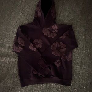 Men's Dark Floral Hoodie